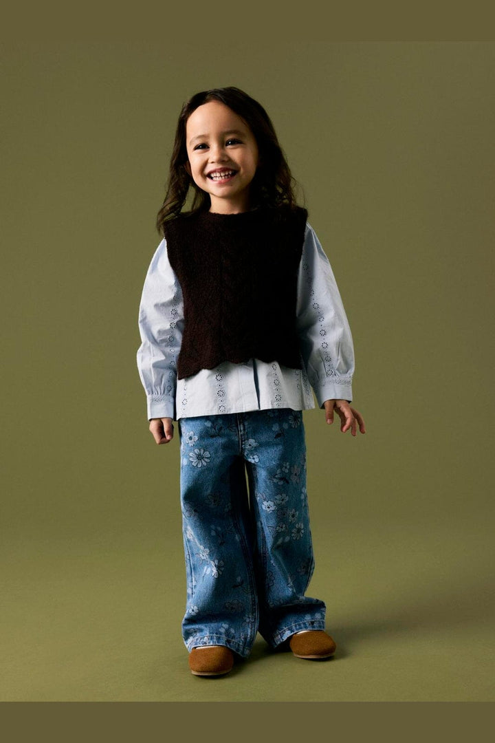 Name It - Nmflea Knit Vest - 5075166 Chocolate Plum