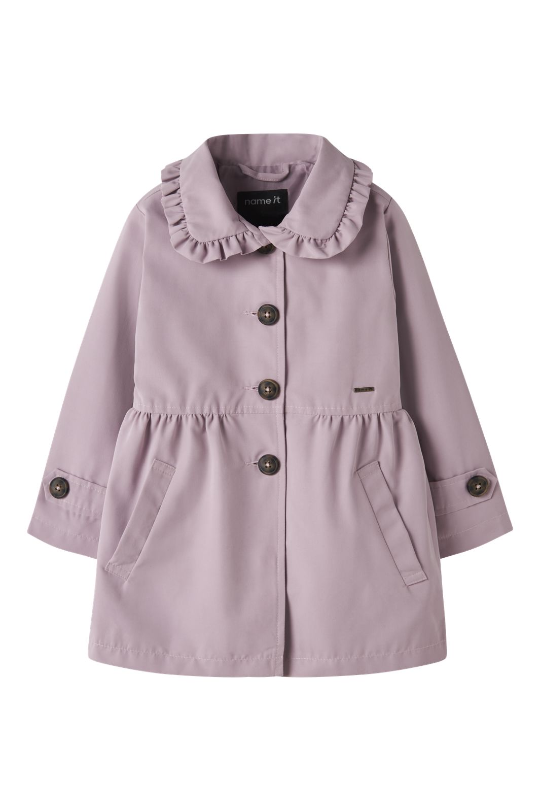 Name It - Nmfmadelin Trench Coat - 4930451 Keepsake Lilac