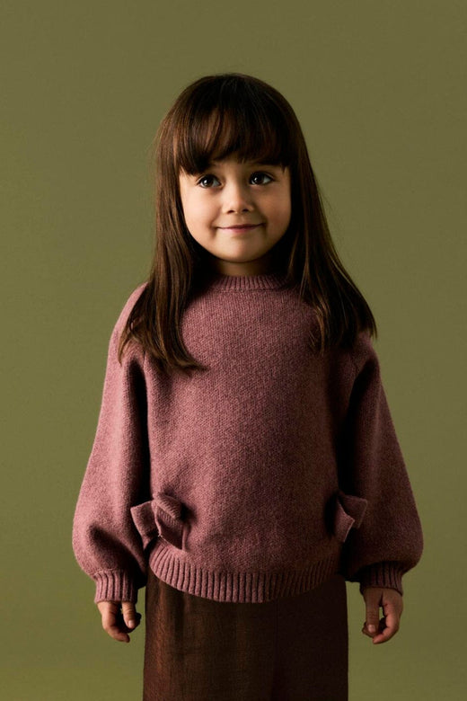 Name It - Nmfndoper Ls Knit - 5075330 Wild Ginger