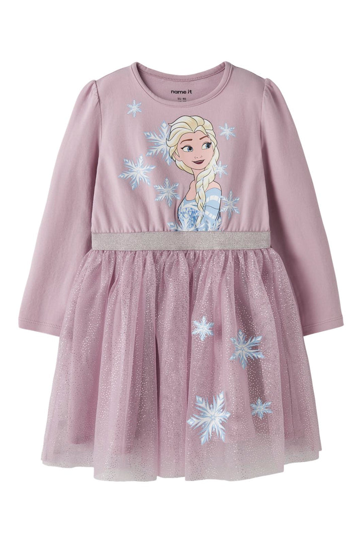 Name It - Nmfosimi Frozen Ls Tulle Dress Lnoos Wdi - 4880301 Keepsake Lilac
