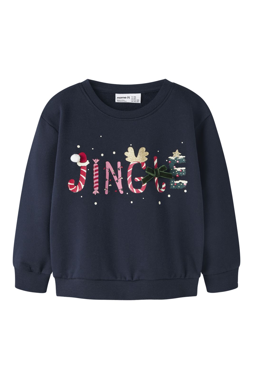 Name It - Nmfpolmax Ls Nreg Sweat Box - 5067294 Navy Blazer