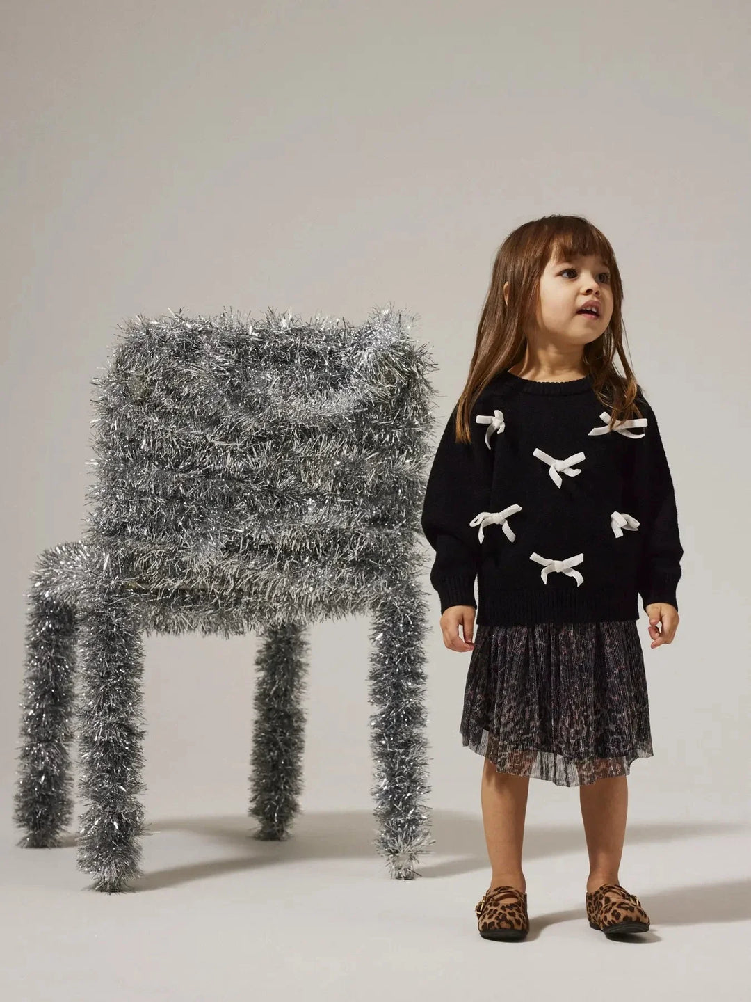 Name It - Nmfrisaring Skirt - 4874681 Seal Brown Leo Nederdele 