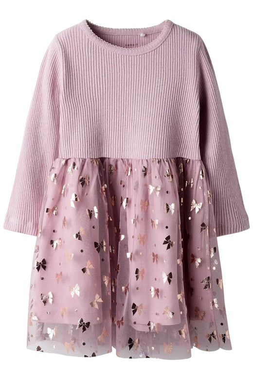 Name It - Nmfrosally Ls Dress - 4937793 Keepsake Lilac Kjoler 