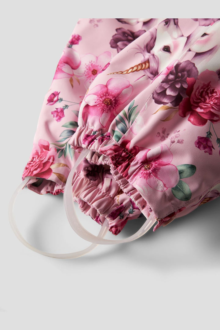 Name It - Nmfsnow10 Suit - 4874995 Parfait Pink Floral Unicorn