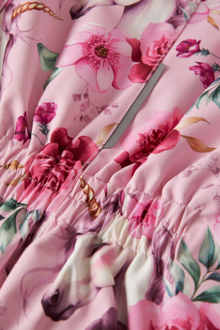 Name It - Nmfsnow10 Suit - 4874995 Parfait Pink Floral Unicorn