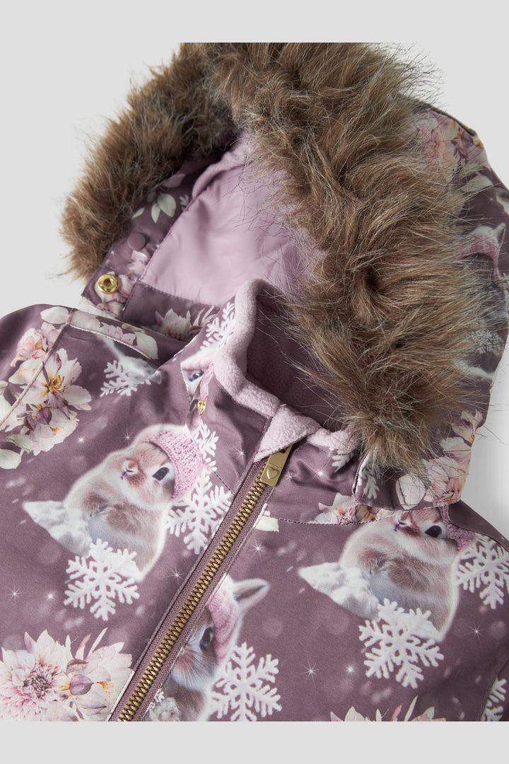 Name It - Nmfsnow10 Suit - 5127973 Grape Shake Snow Bunny
