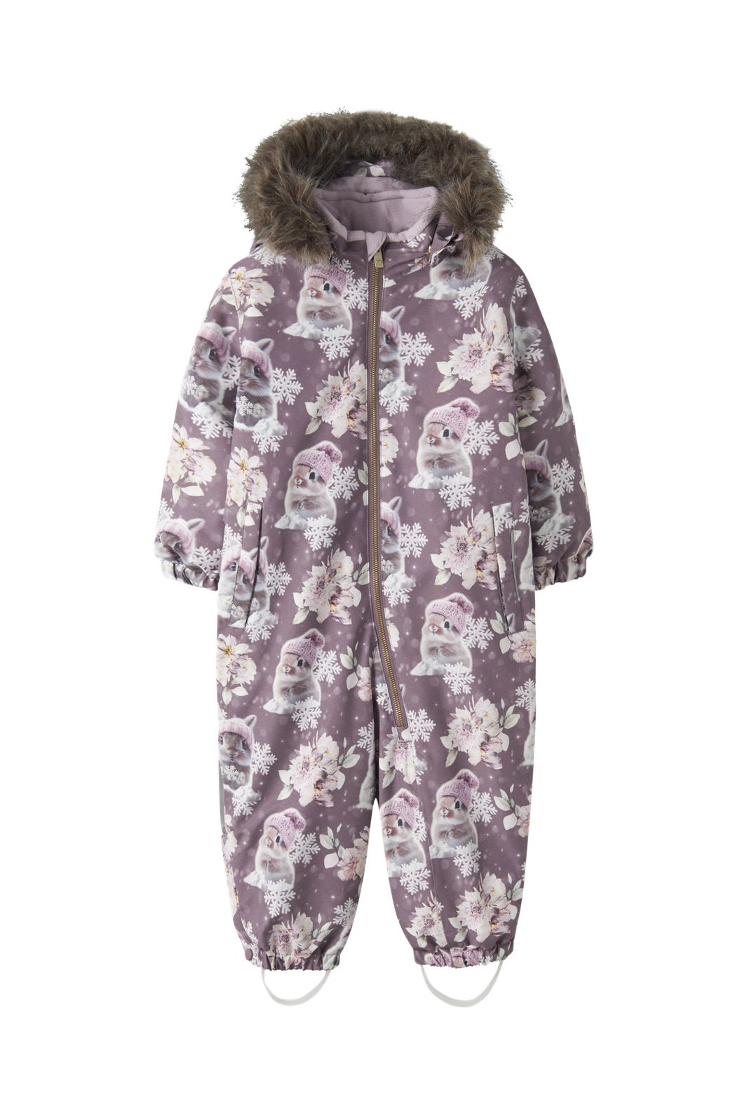 Name It - Nmfsnow10 Suit - 5127973 Grape Shake Snow Bunny