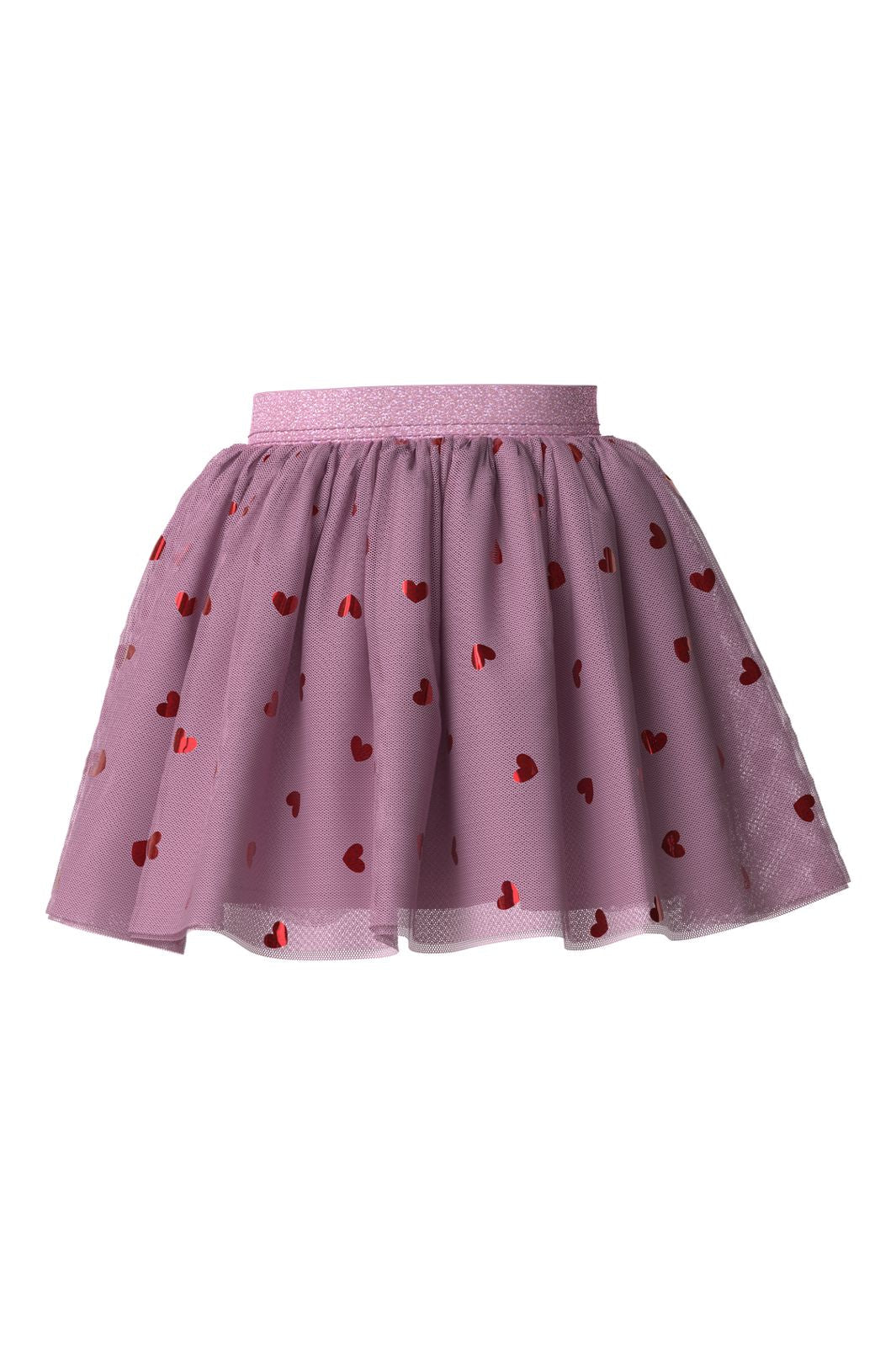 Name It - Nmfvabos Skirt - 5183791 Full Blooming Pink Small Heart