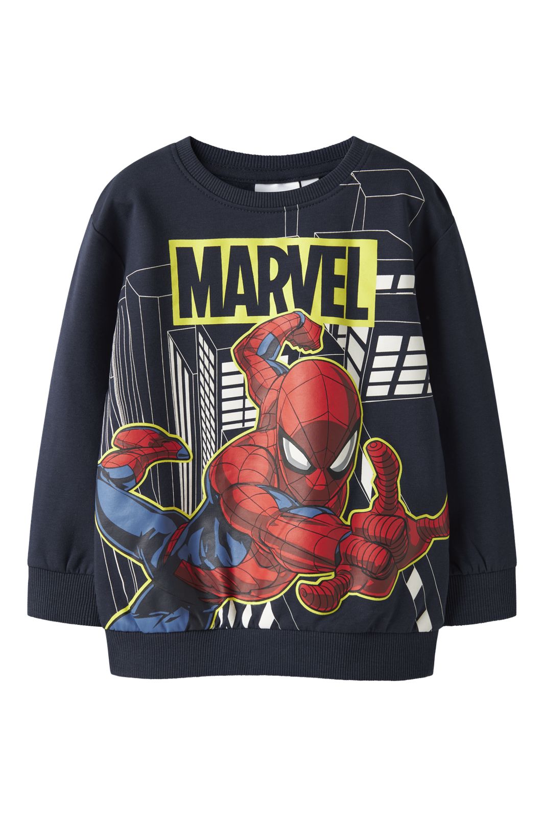 Name It - Nmmdion Spider Nreg Sweat Mar - 4921281 Navy Blazer