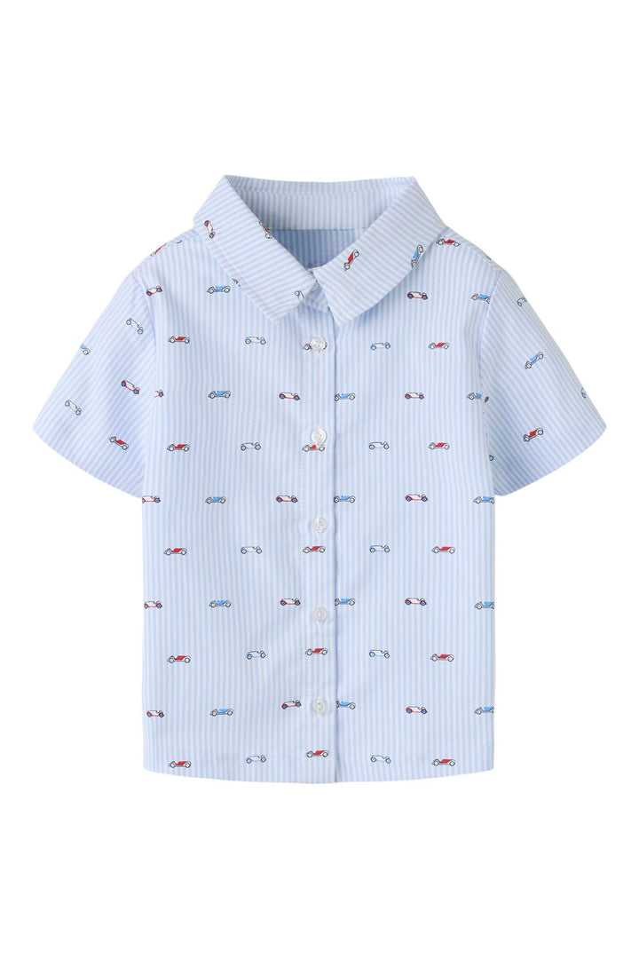 Name It - Nmmfrakkan Ss Shirt - 5106066 Kentucky Blue
