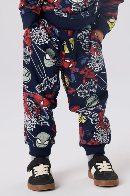 Name It - Nmmjacco Spider Nreg Swe Pants Mar - 5043480 Navy Blazer