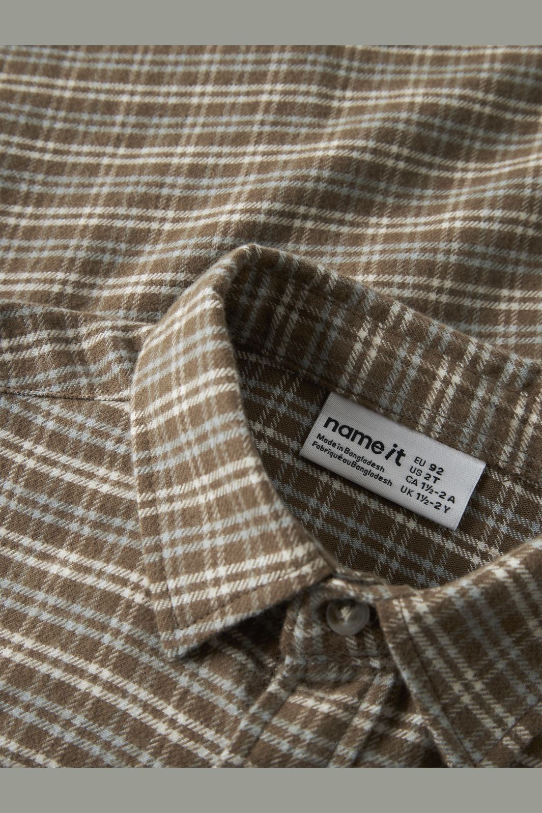 Name It - Nmmrem Ls Nreg Shirt - 5118838 Sepia .