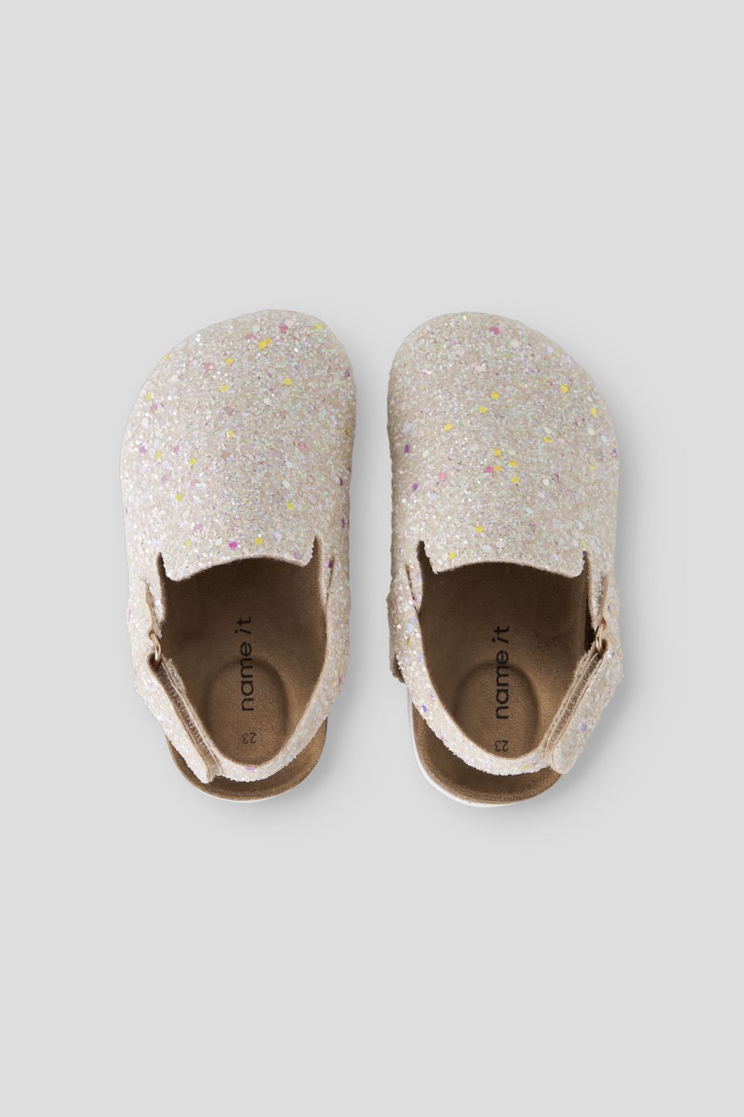 Name It - Nmnavery Mules - 5014520 Peach Whip Glitter