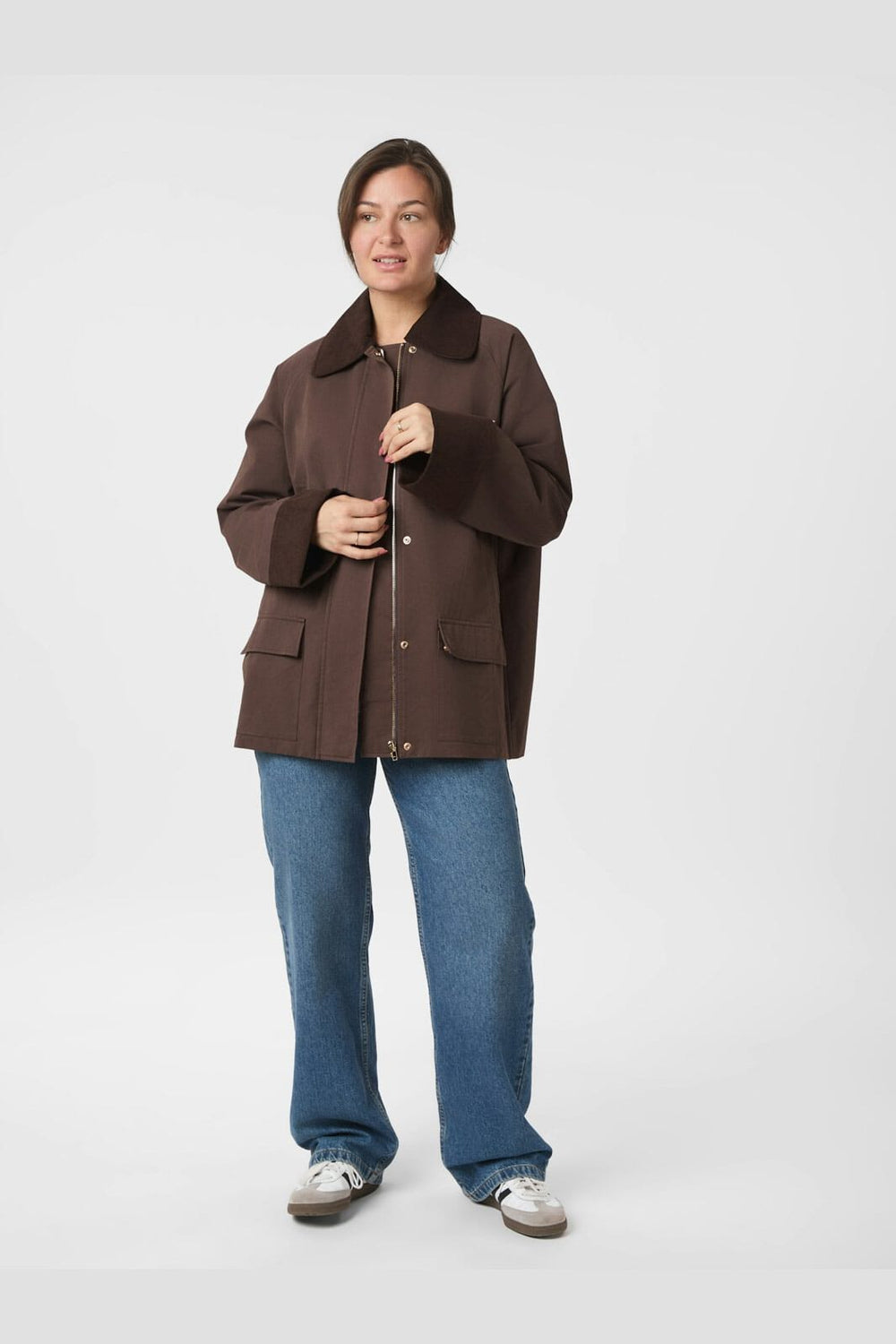 Neo Noir - Anastacia Cord Jacket 162515 - 210 - Brown