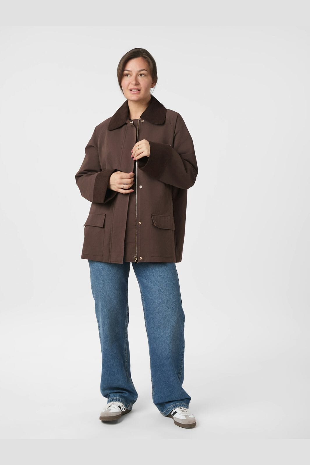 Neo Noir - Anastacia Cord Jacket 162515 - 210 - Brown