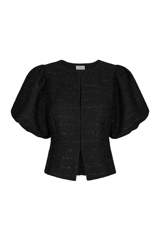 Neo Noir - Anela Boucle Blouse 166958 - 100 - Black