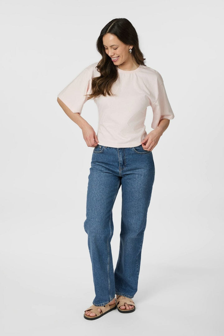 Neo Noir - Asha Boxy Tee 164418 - 754 - Light Pink