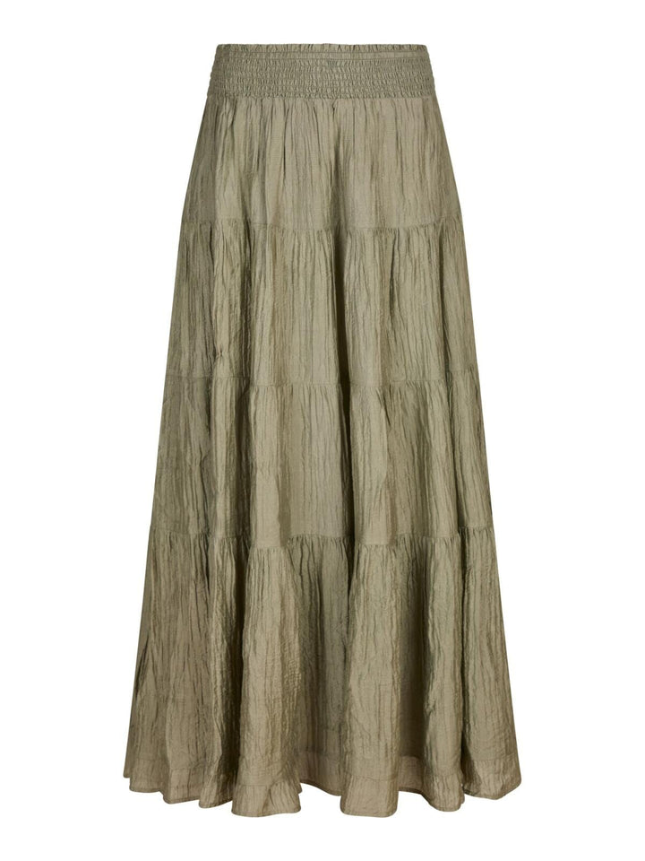 Neo Noir - Asta Crepe Skirt 164387 - Smoke Green Nederdele 