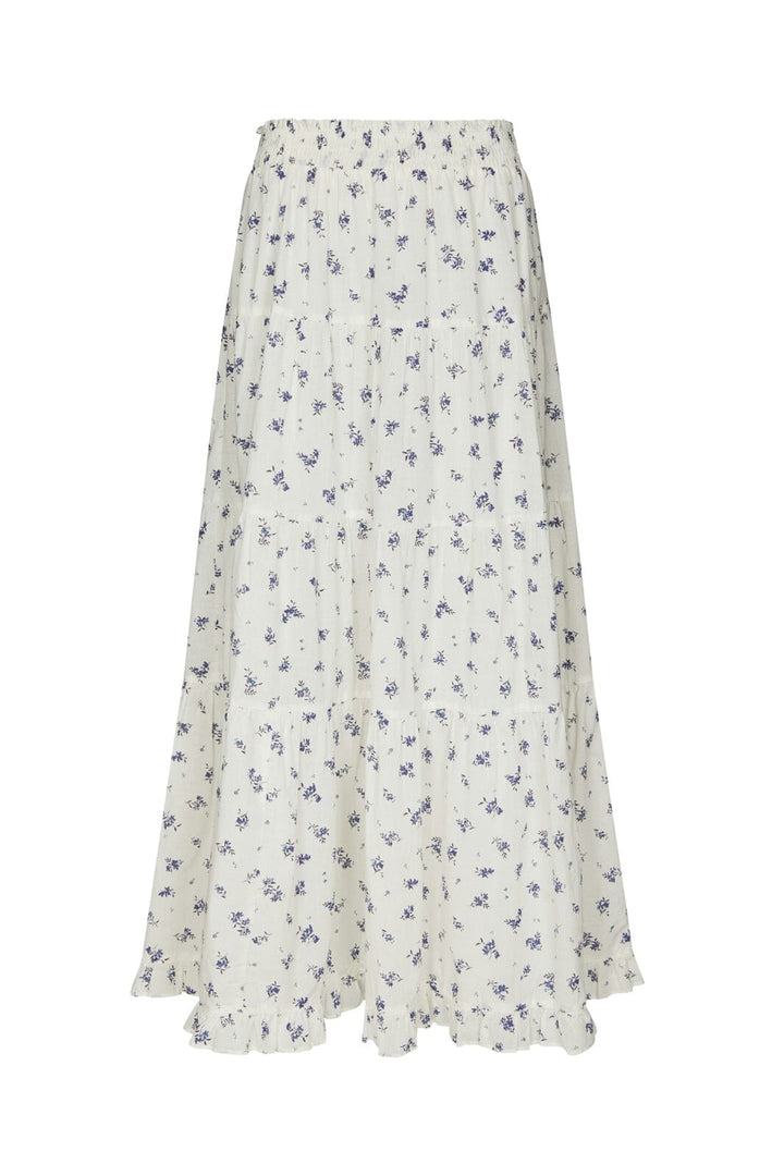Neo Noir - Asta Small Blossom Skirt 165649 - 252 - White Blue