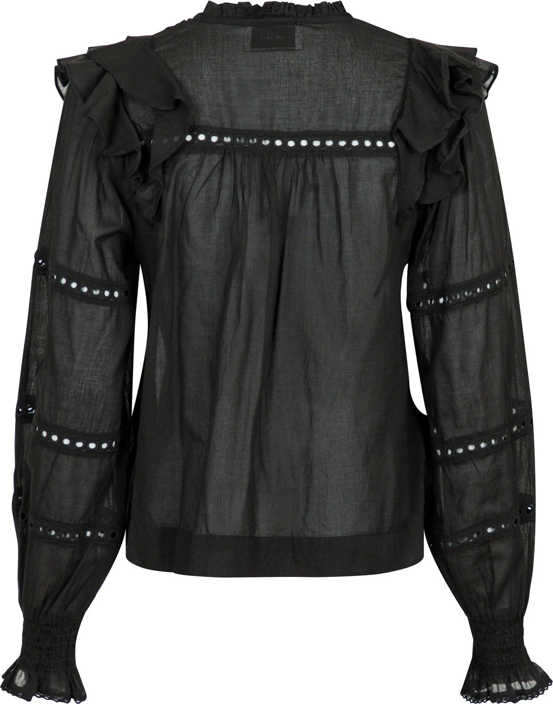 Neo Noir - Aurika S Voile Blouse - Black