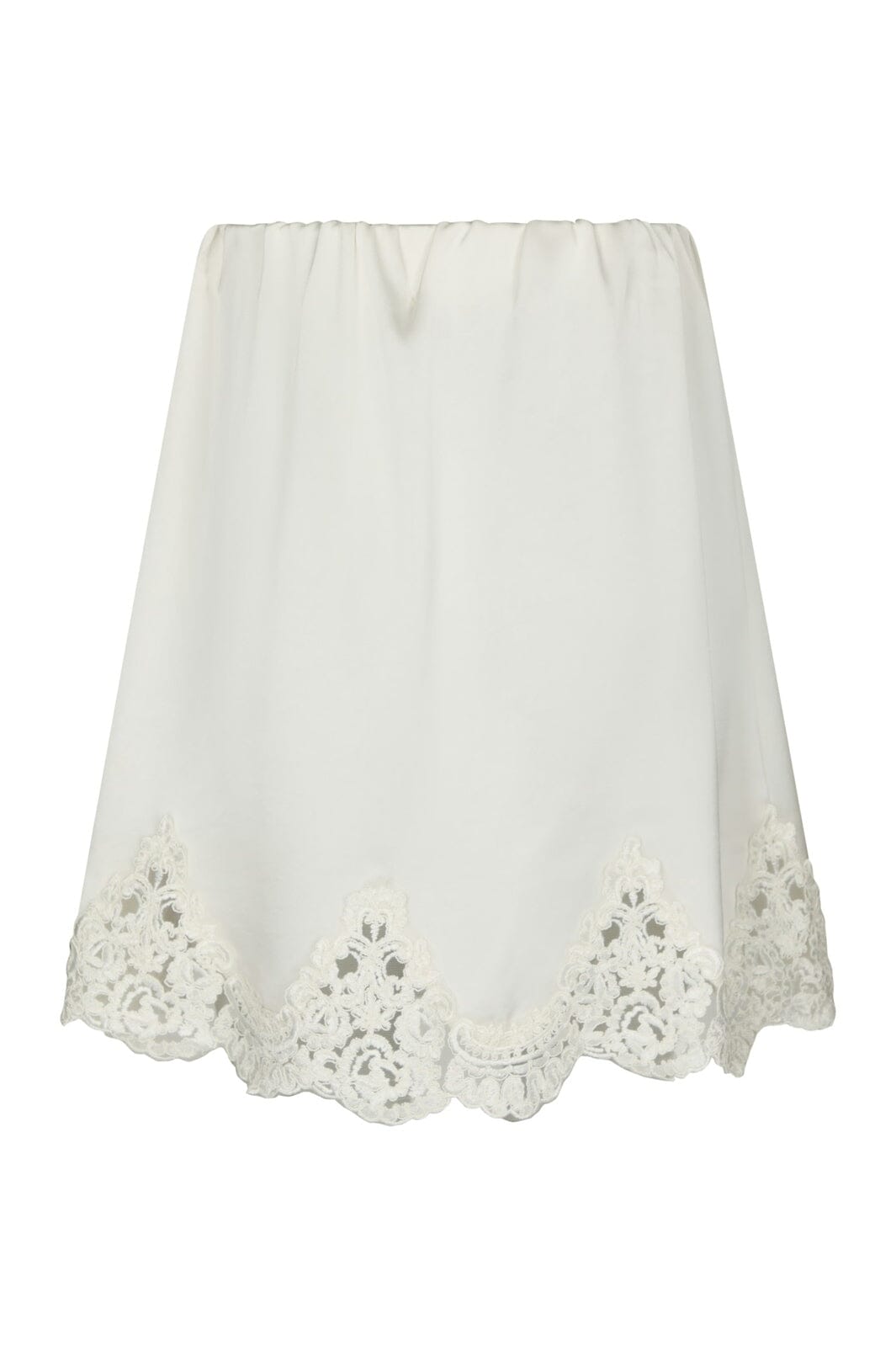 Neo Noir - Benisa Heavy Sateen Skirt 169012 - 621 - Pearl