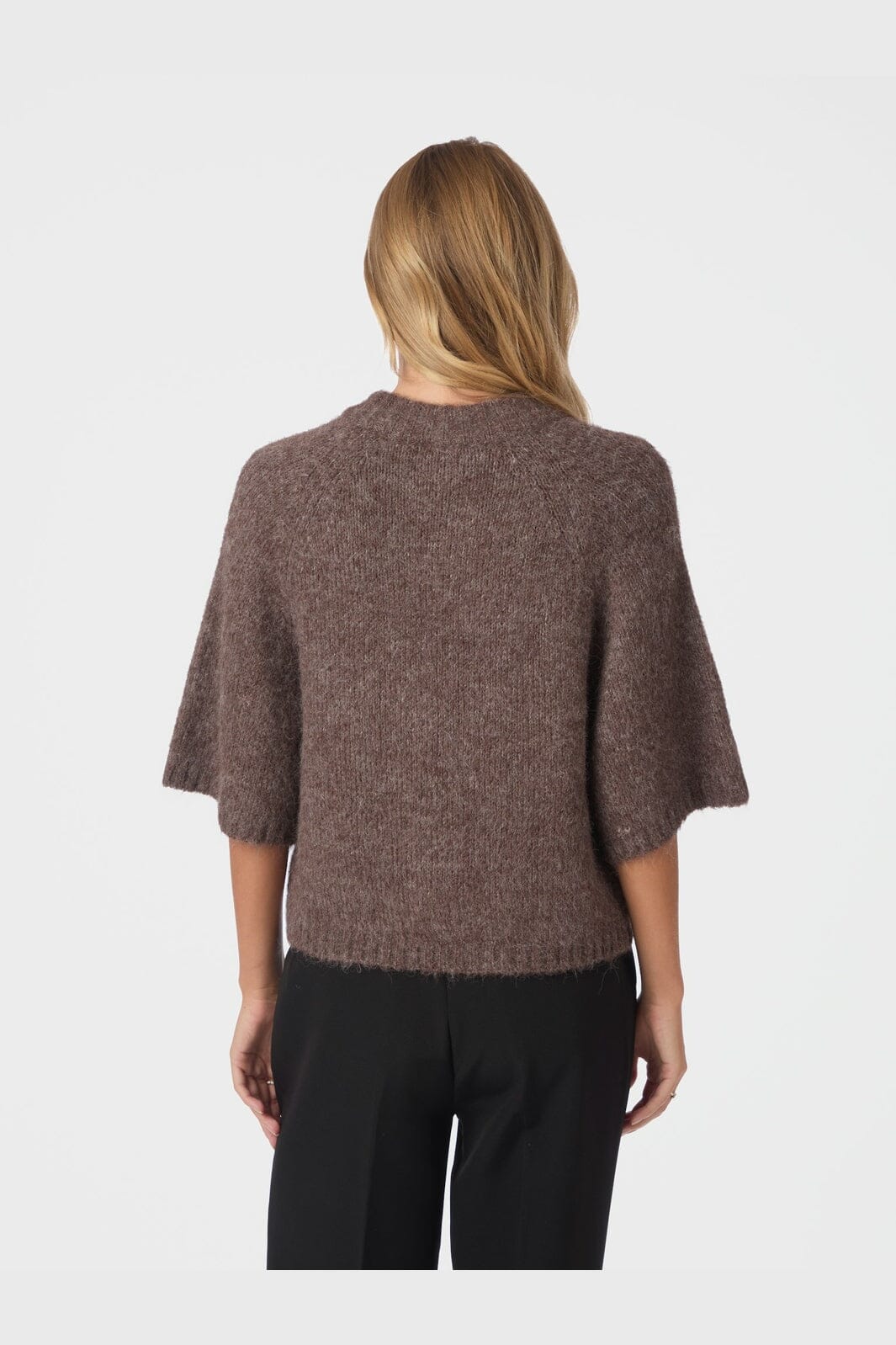 Neo Noir - Benuta Fluffy Knit Cardigan 165816 - 928 - Light Brown