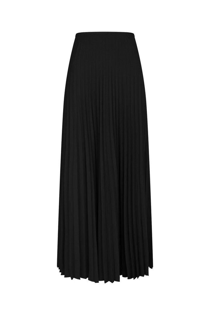 Neo Noir - Boni Simple Plisse Skirt 166495 - 100 - Black