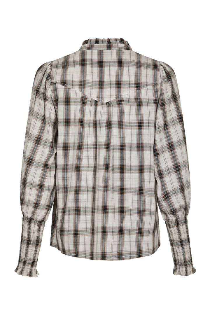 Neo Noir - Camisa Big Check Blouse 166886 - 121 - Off White