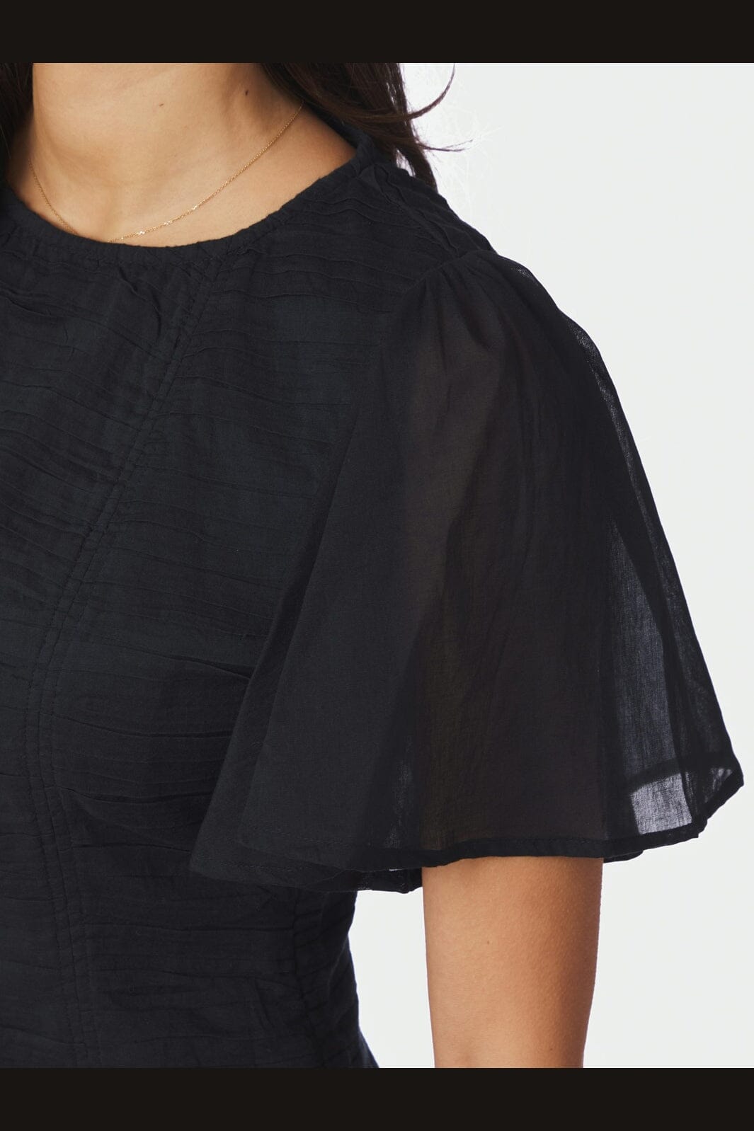 Neo Noir - Circle S Voile Dress 169038 - 141 - Navy