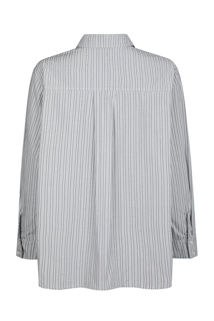Neo Noir - Dalma Stripe Stone Shirt 162109 - 131 - Light Grey