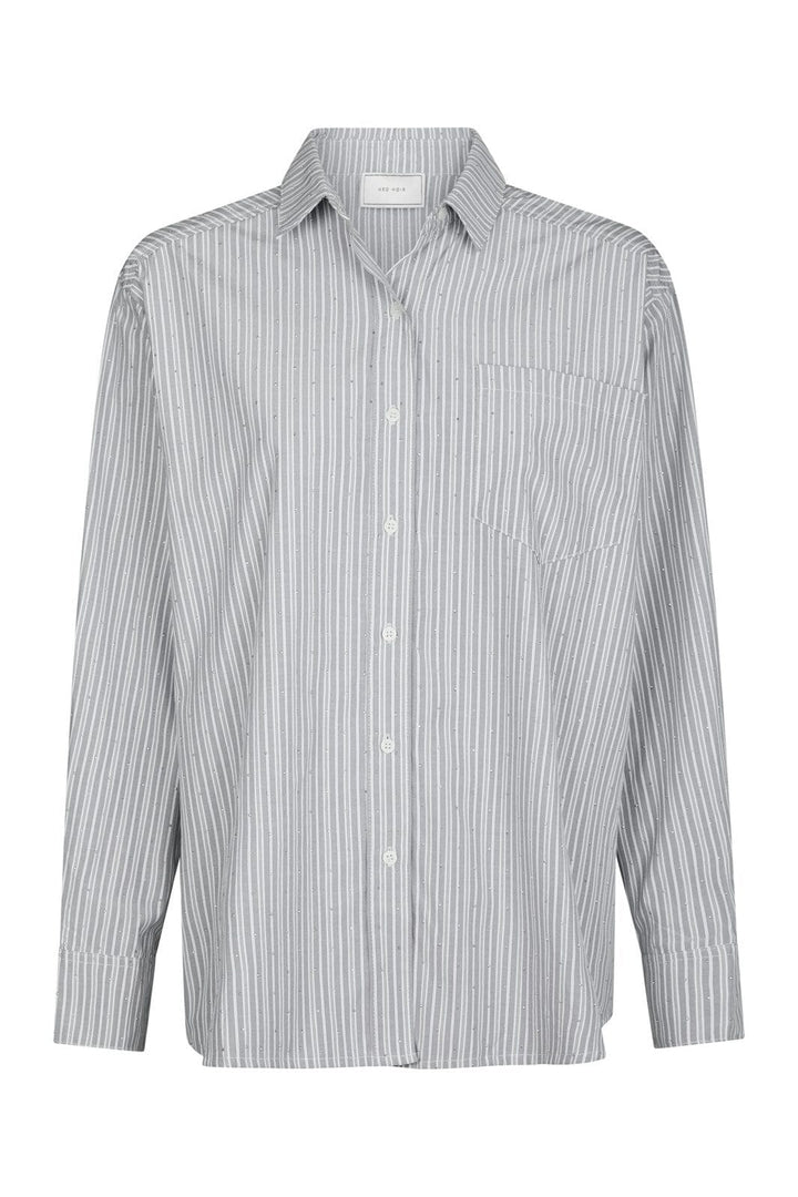 Neo Noir - Dalma Stripe Stone Shirt 162109 - 131 - Light Grey