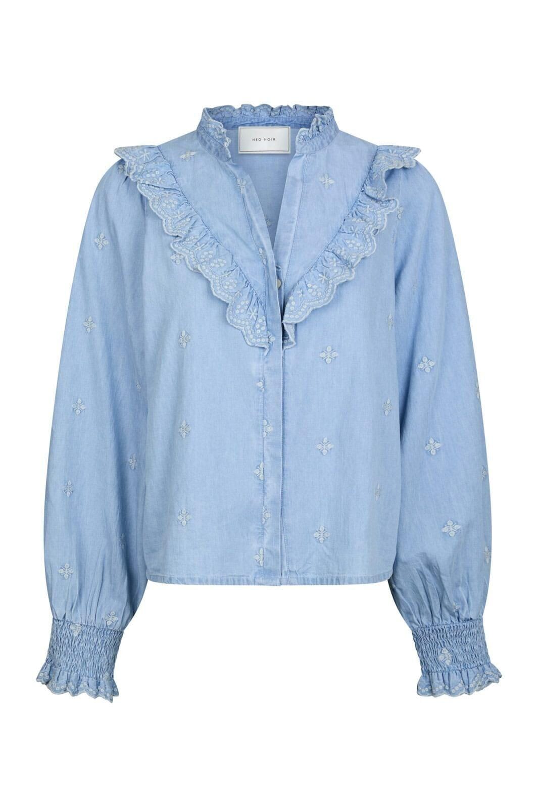 Neo Noir - Degas Denim Blouse 166229 - 145 - Light Blue
