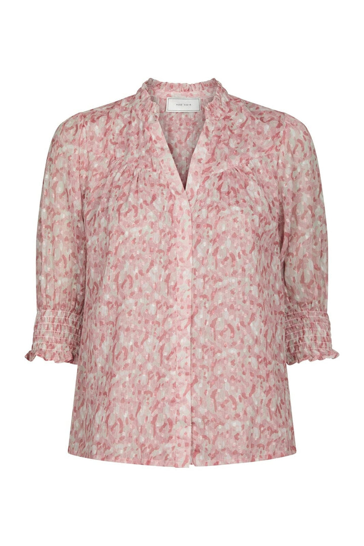 Neo Noir - Diana Blurred Blouse 168379 - 165 - Rose