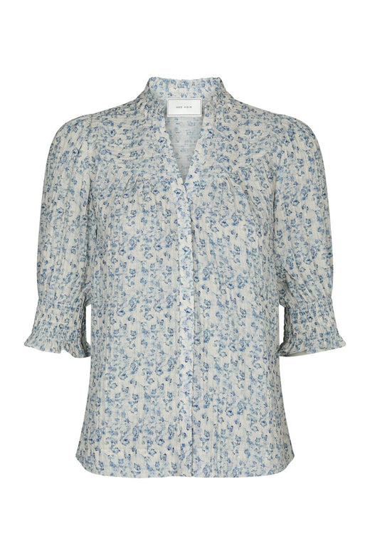 Neo Noir - Diana Misty Floral Blouse 166084 - 140 - Blue