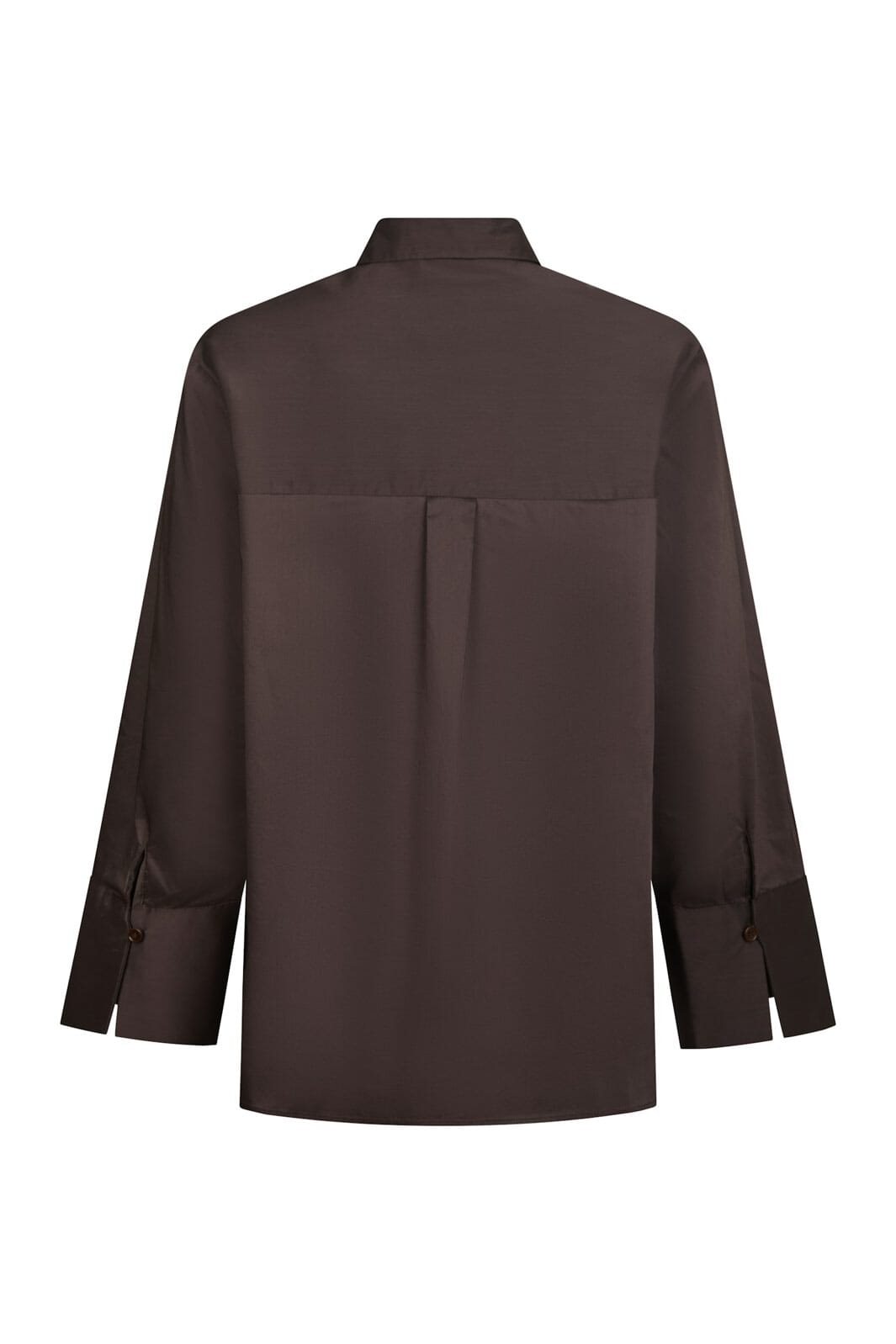 Neo Noir - Dita Poplin Shirt 166159 - 584 - Chocolate Brown