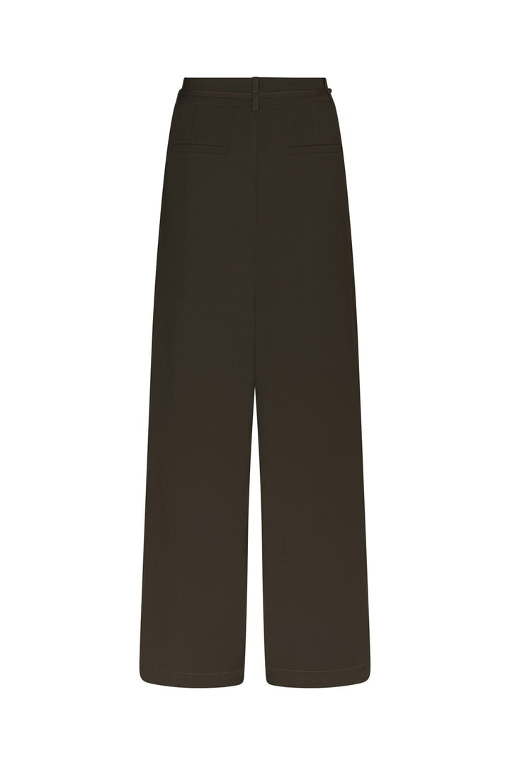 Neo Noir - Eddina Woven Pants 170464 - 676 - Dark Brown