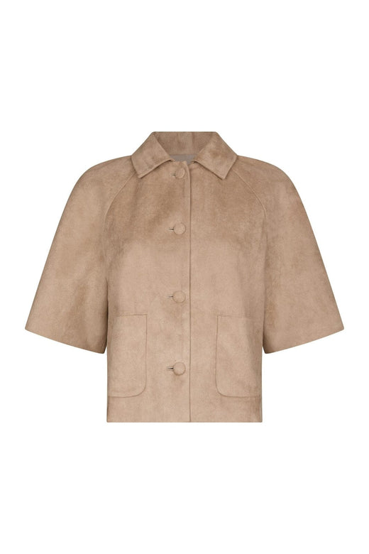 Neo Noir - Editta Faux Suede Jacket 168268 - 213 - Sand