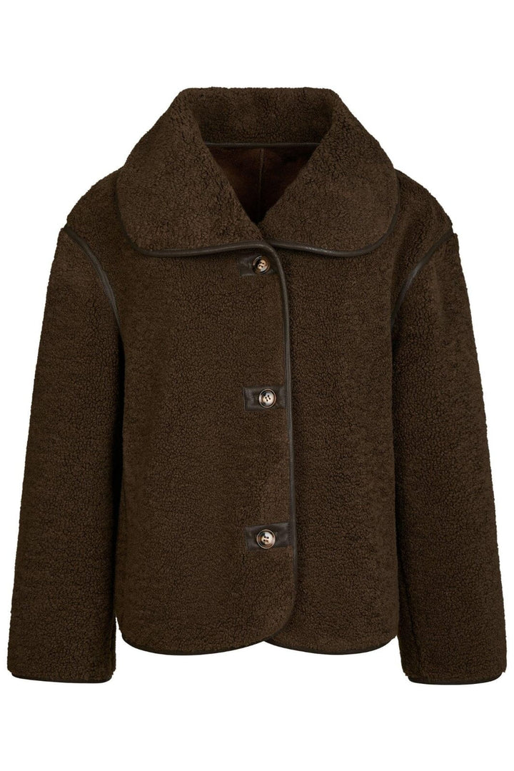 Neo Noir - Edmund Teddy Jacket 164851 - 676 - Dark Brown