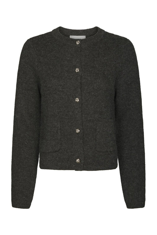 Neo Noir - Elbie Knit Cardigan 162966 - 132 - Antracit