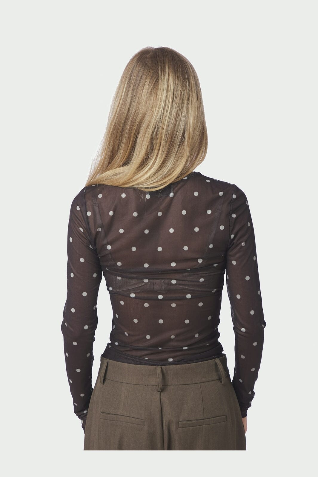 Neo Noir - Ella Dot Blouse 168270 - 210 - Brown