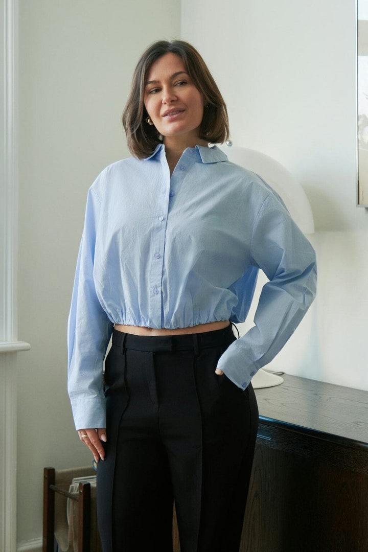 Neo Noir - Emmana C Poplin Shirt 167941 - 145 - Light Blue Skjorter 