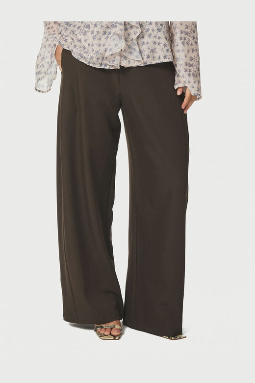 Neo Noir - Essiall Structure Pants 168522 - 676 - Dark Brown
