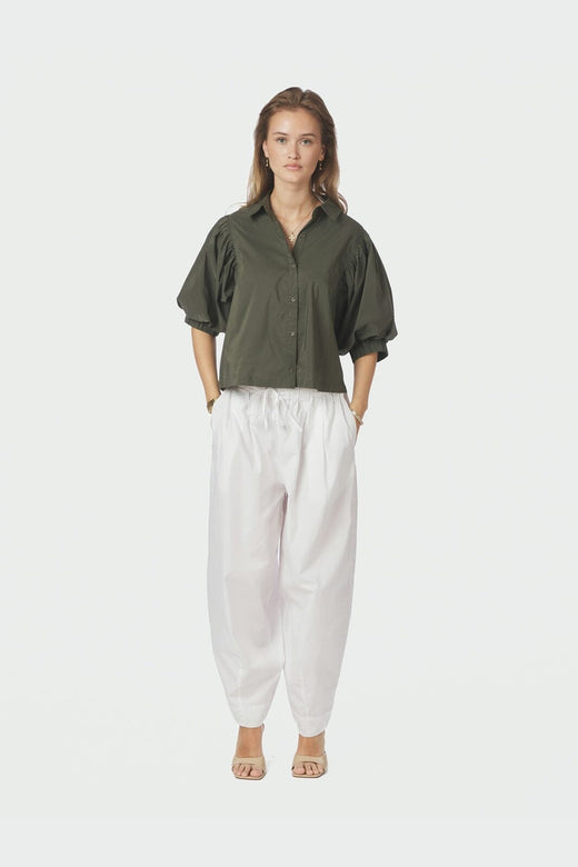 Neo Noir - Etta Poplin Shirt 168089 - 151 - Army