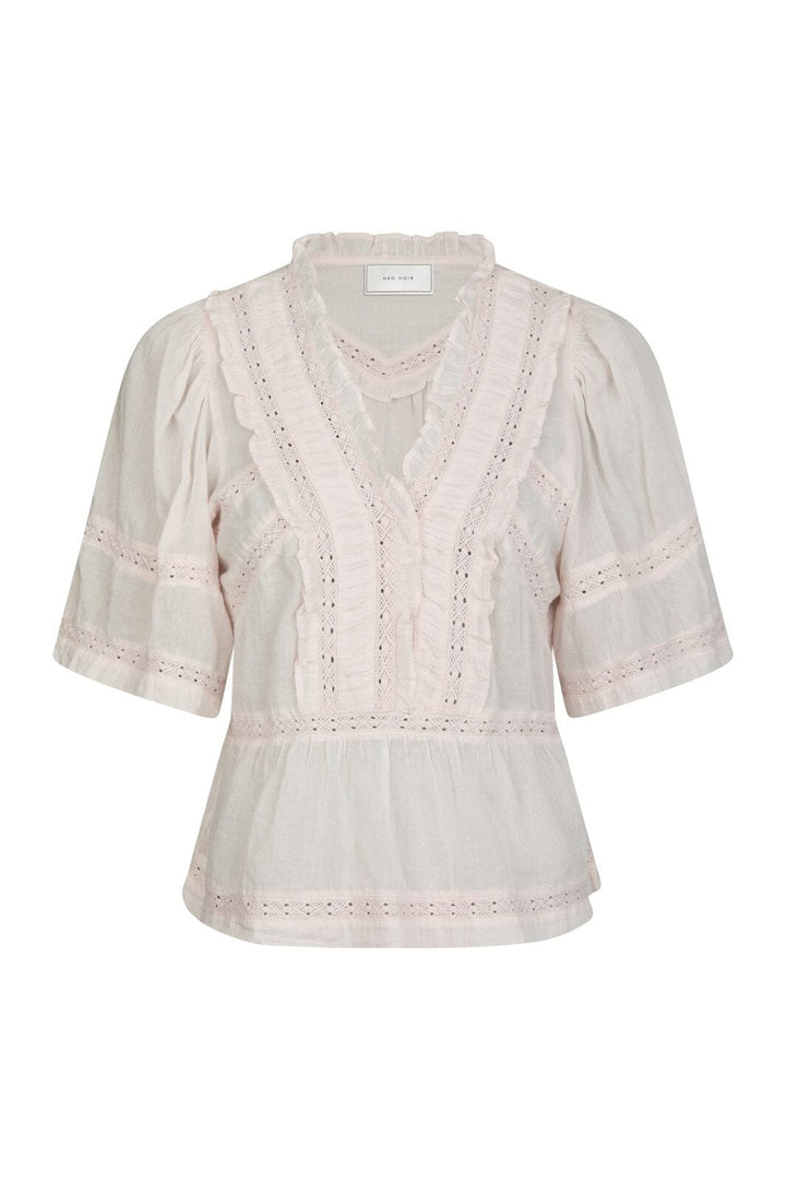 Neo Noir - Evienne S Voile Top 161856 - 754 - Light Pink