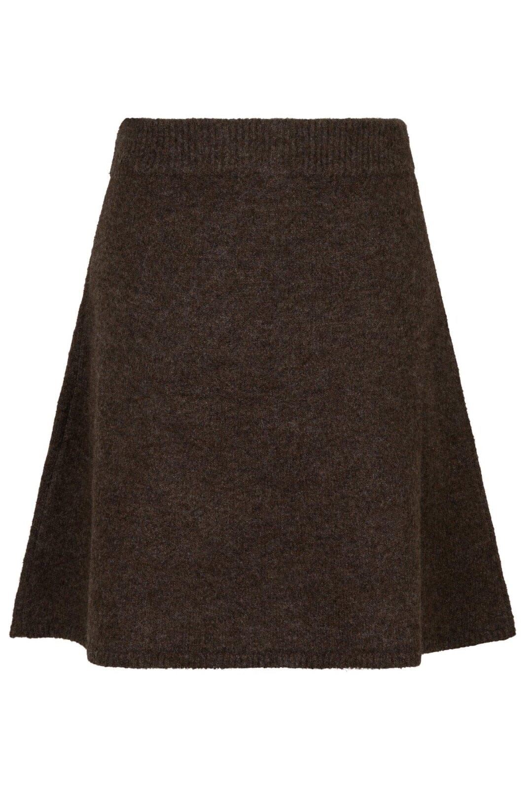 Neo Noir - Gisa Knit Skirt 161228 - 676 - Dark Brown
