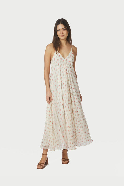 Neo Noir - Grazia Flower Dress 169157 - 121 - Off White