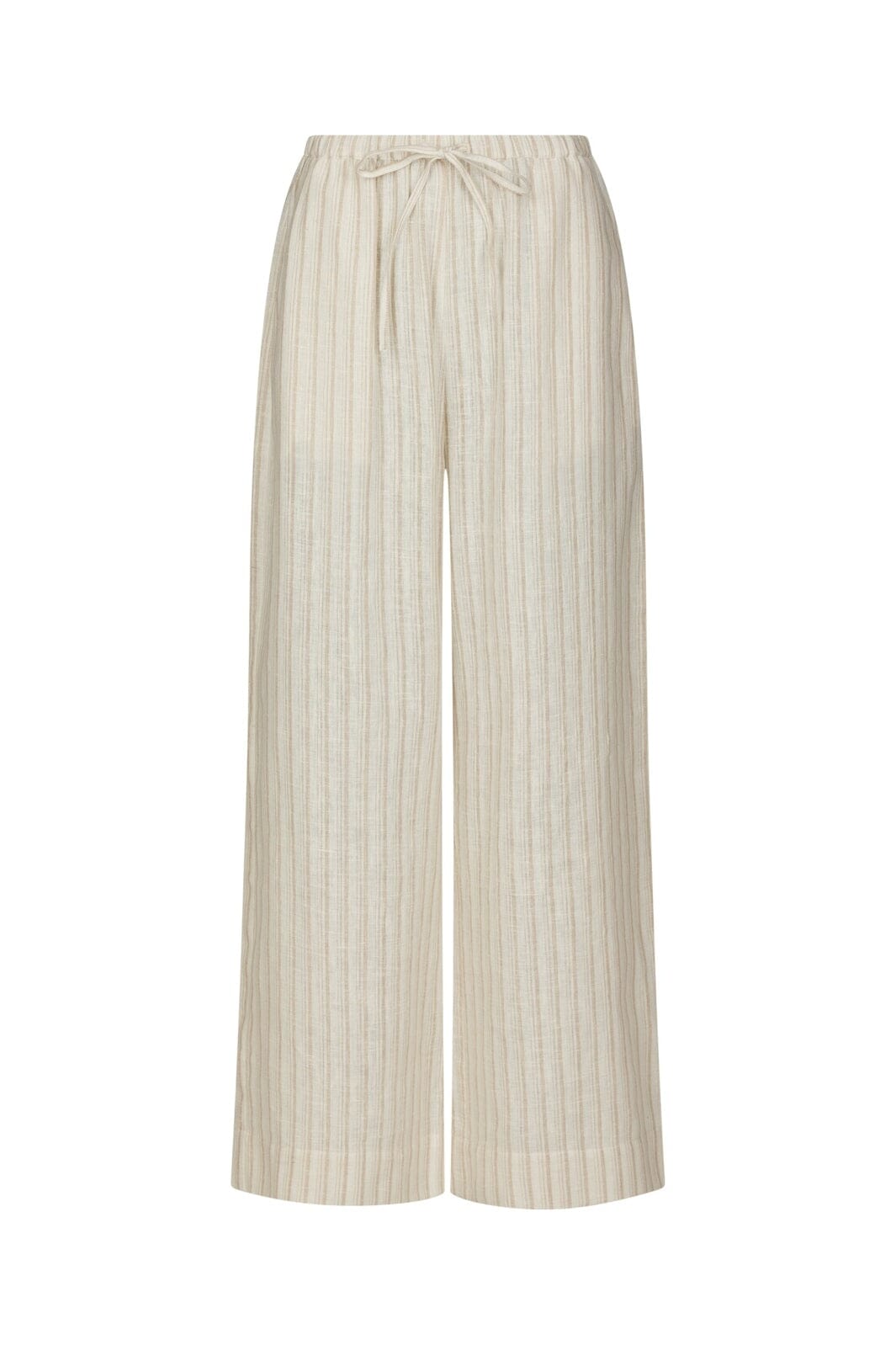 Neo Noir - Heifa Linen Stripe Pants 168335 - 213 - Sand