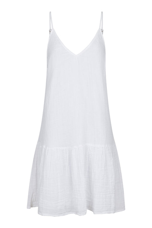 Neo Noir - Ibis S Gauze Dress - White Kjoler 