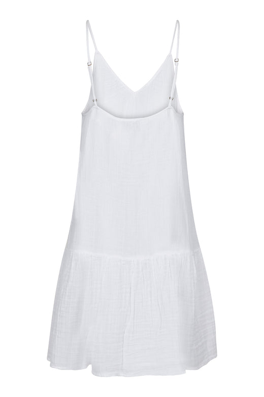Neo Noir - Ibis S Gauze Dress - White Kjoler 