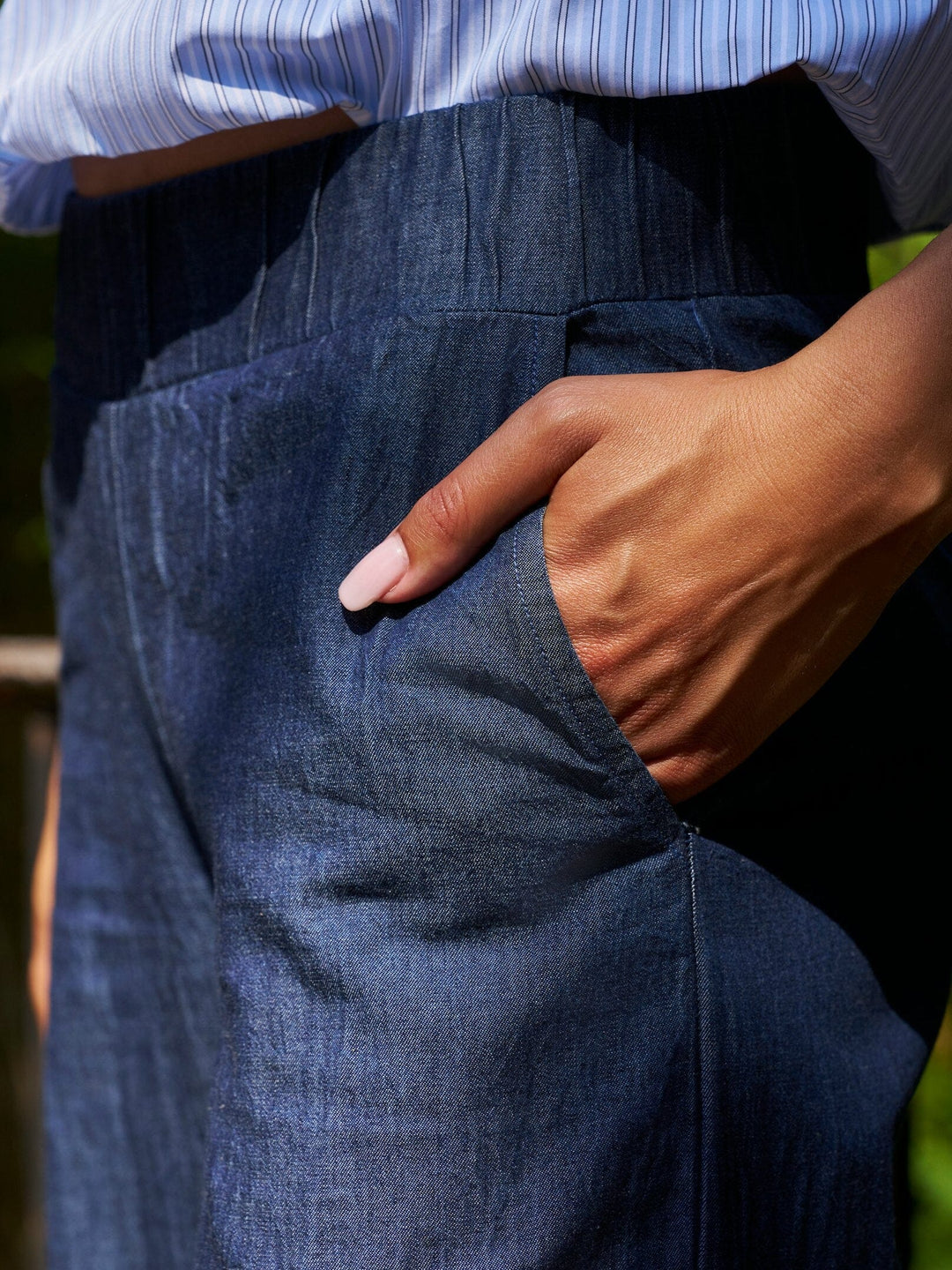 Neo Noir - Janel Denim Pants 169805 - 140 - Blue Bukser 